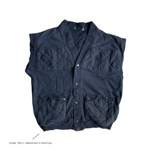 UNIQUE VINTAGE MILITARY-ESQUE VEST